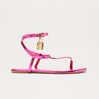 Beyond Me Sandals - Fuchsia
