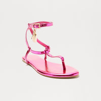 Beyond Me Sandals - Fuchsia