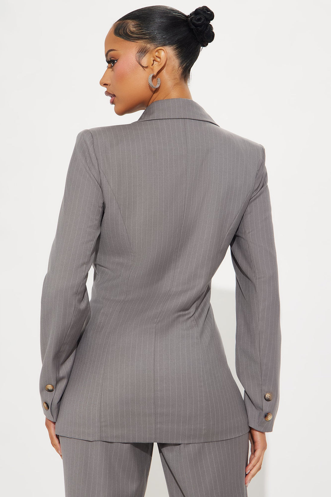 Lesson Learnt 2 Piece Blazer - Charcoal