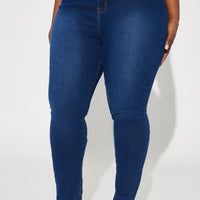 Marilyn High Waisted Skinny Jeans - Dark Wash