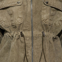 Rocky Washed Utility Jacket - Olive