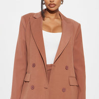 Making Deliverables Blazer - Mocha