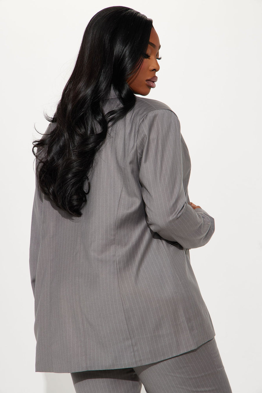 Lesson Learnt 2 Piece Blazer - Charcoal