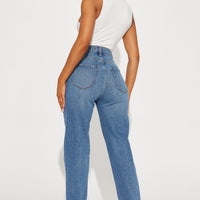 I Got It From My Mama Jeans - Medium Wash