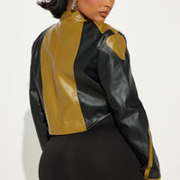 Speed Racer Racing Jacket - Olive/combo