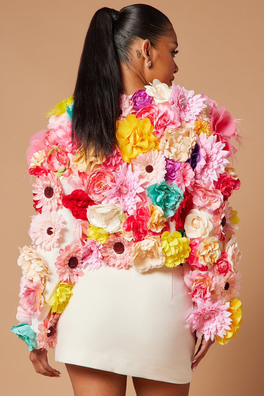 Romi Floral Jacket - Multi Color