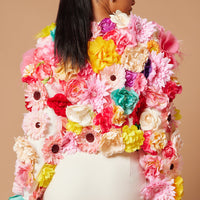 Romi Floral Jacket - Multi Color