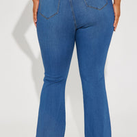 Deep In My Soul Flare Jeans - Medium Blue Wash