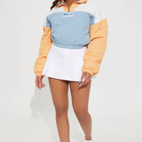 Champions Quarter Zip Varsity Jacket - Multi Color
