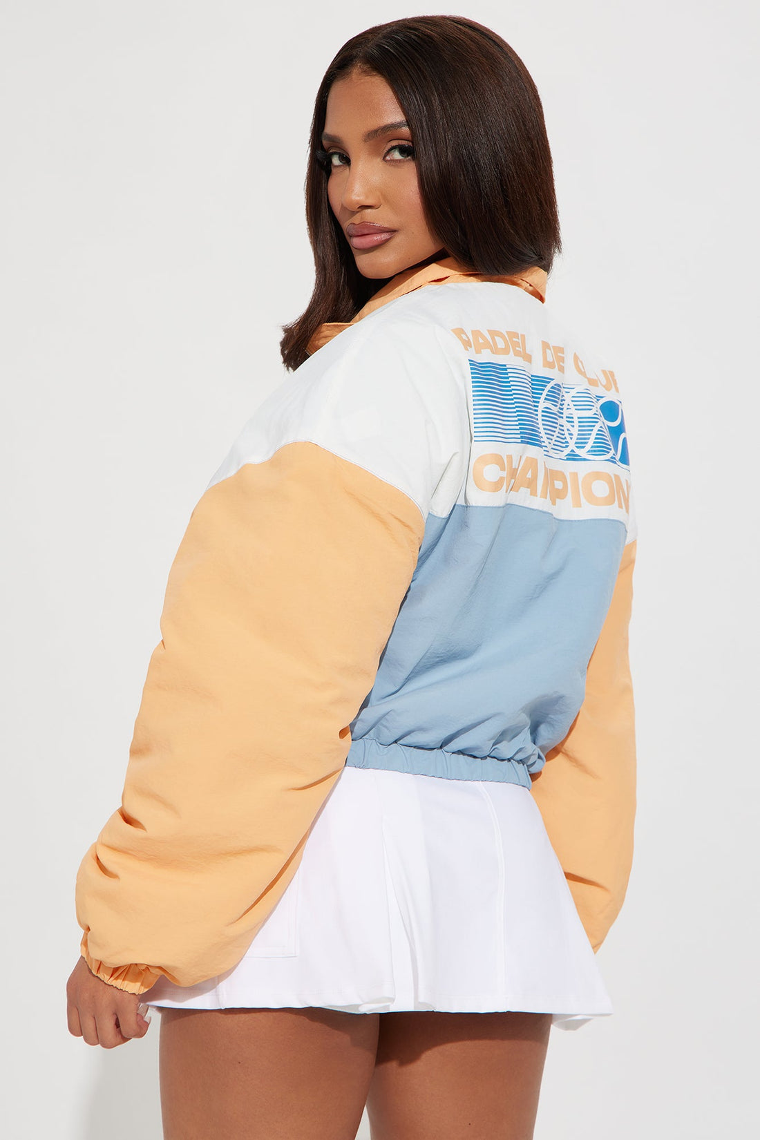 Champions Quarter Zip Varsity Jacket - Multi Color