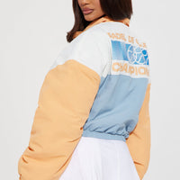 Champions Quarter Zip Varsity Jacket - Multi Color
