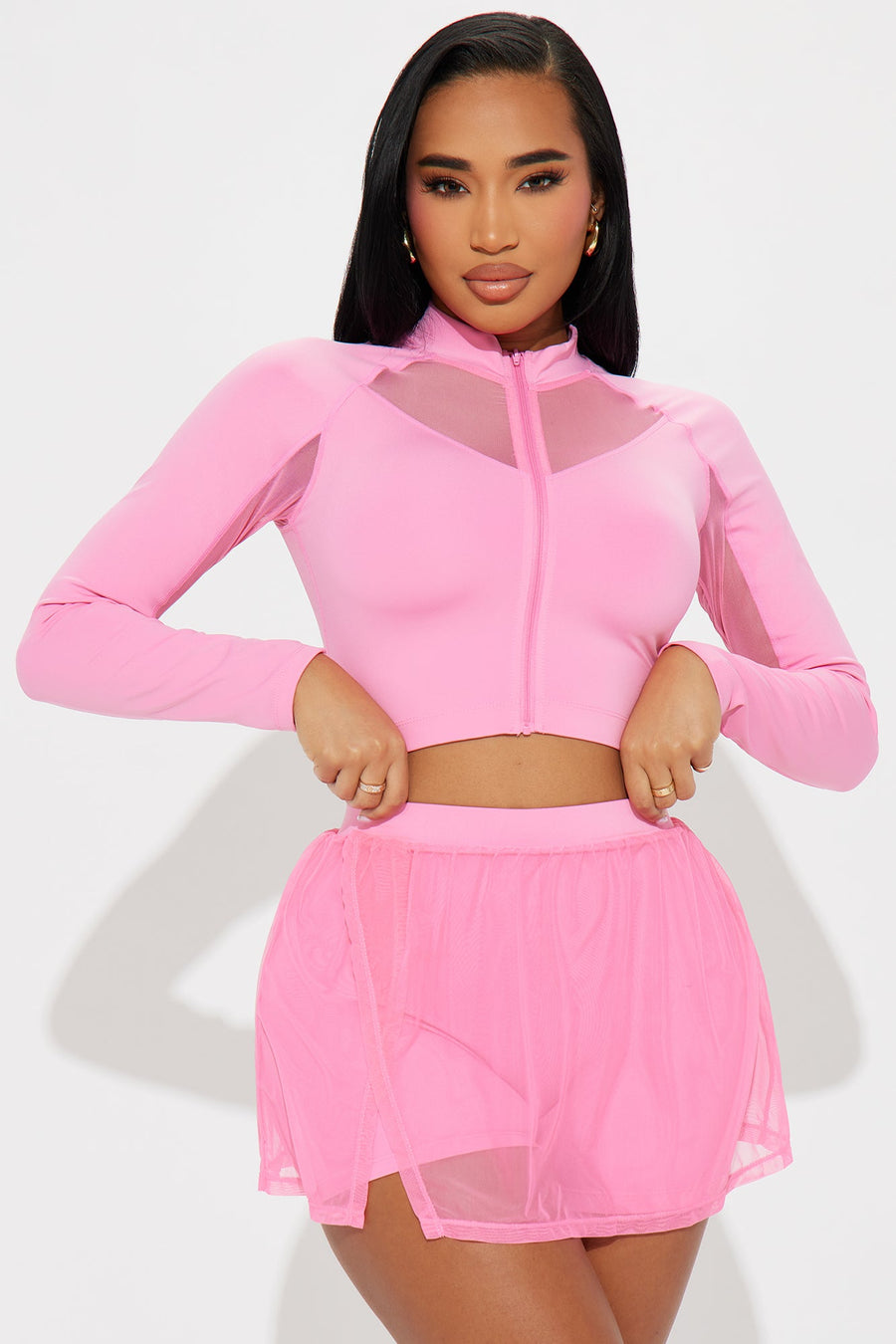 Pilates Glow Active Jacket - Bubblegum Pink