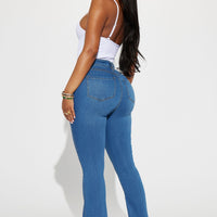 Deep In My Soul Flare Jeans - Medium Blue Wash