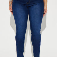 Marilyn High Waisted Skinny Jeans - Dark Wash