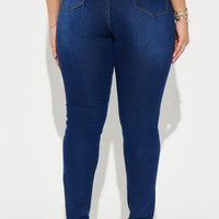 Marilyn High Waisted Skinny Jeans - Dark Wash