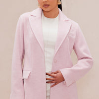 Katie Wool Coat - Pink