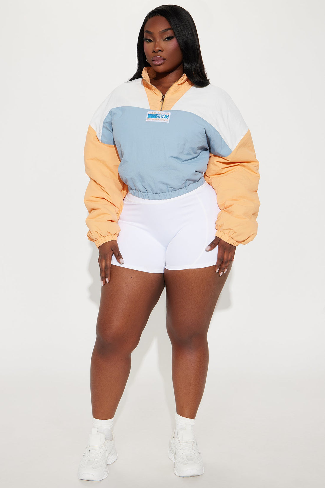Champions Quarter Zip Varsity Jacket - Multi Color