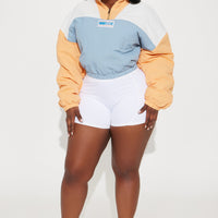 Champions Quarter Zip Varsity Jacket - Multi Color