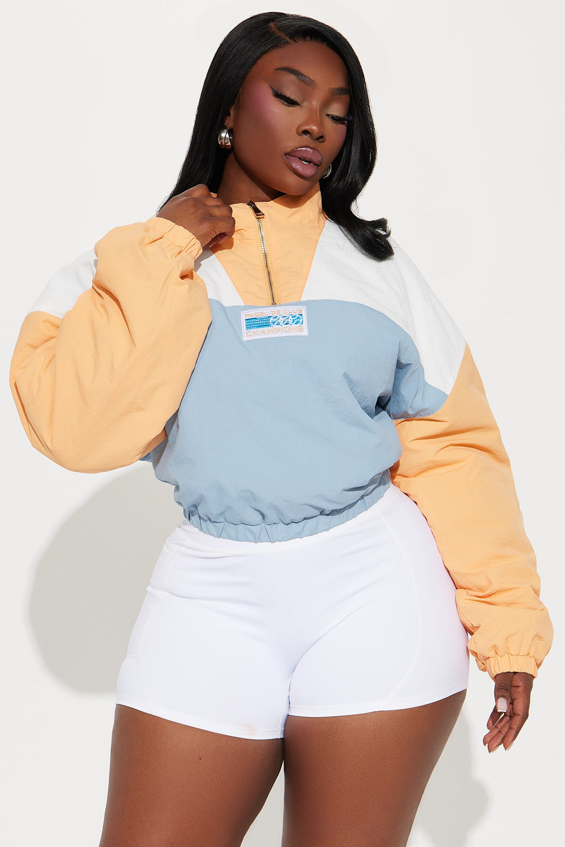 Champions Quarter Zip Varsity Jacket - Multi Color