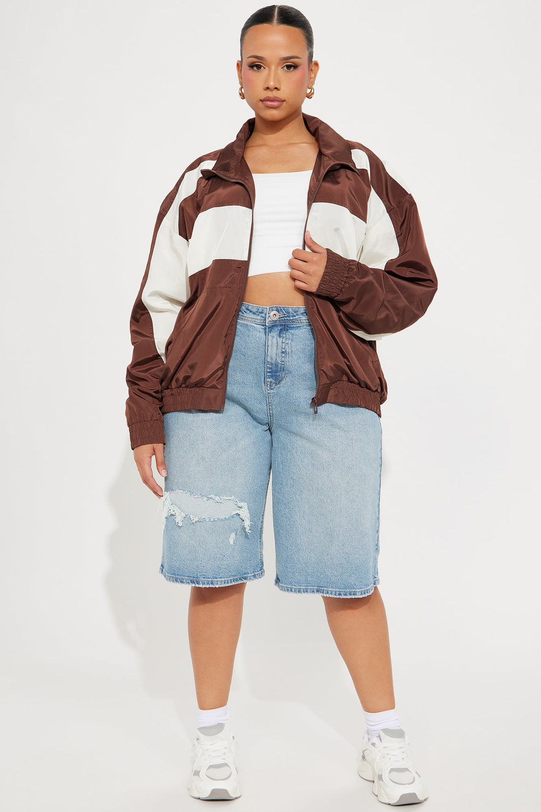Gone Hiking Windbreaker - Chocolate/Combo