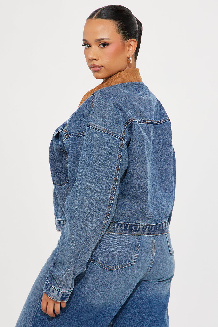No More Drama Denim Barn Jacket - Medium Wash