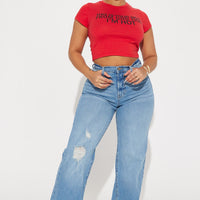 Nova 90's Vintage Stretch Wide Leg Jeans - Light Wash