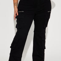 City Streets Stretch Cargo Jean - Black