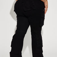 City Streets Stretch Cargo Jean - Black