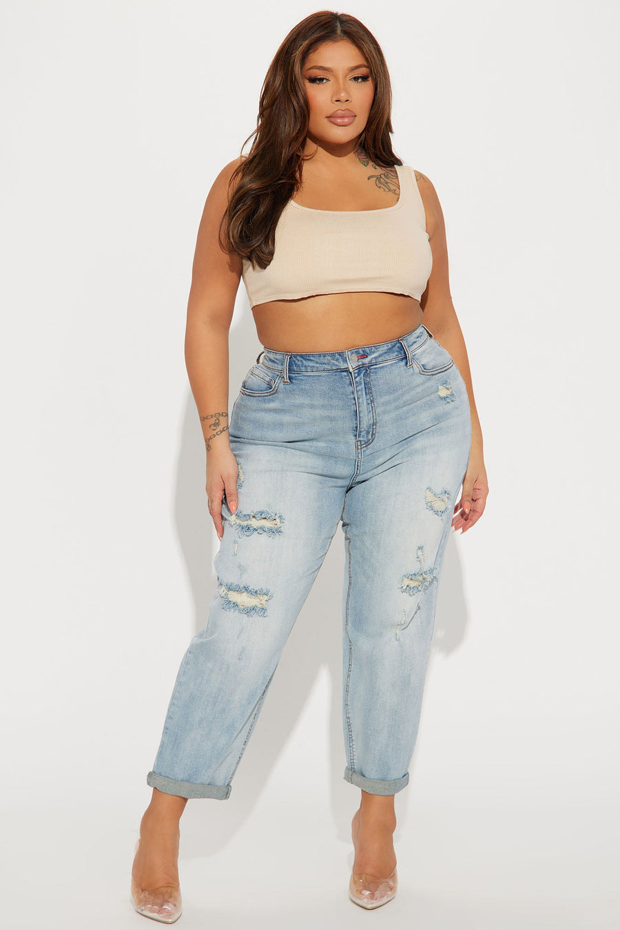 Gerrit Boyfriend Jeans - Medium Blue Wash