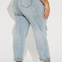 Gerrit Boyfriend Jeans - Medium Blue Wash