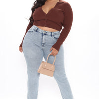 Took Him By Surprise Slim Fit Boyfriend Jeans - Light Blue Wash