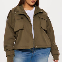 Kimberly Utility Jacket - Olive