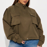 Kimberly Utility Jacket - Olive