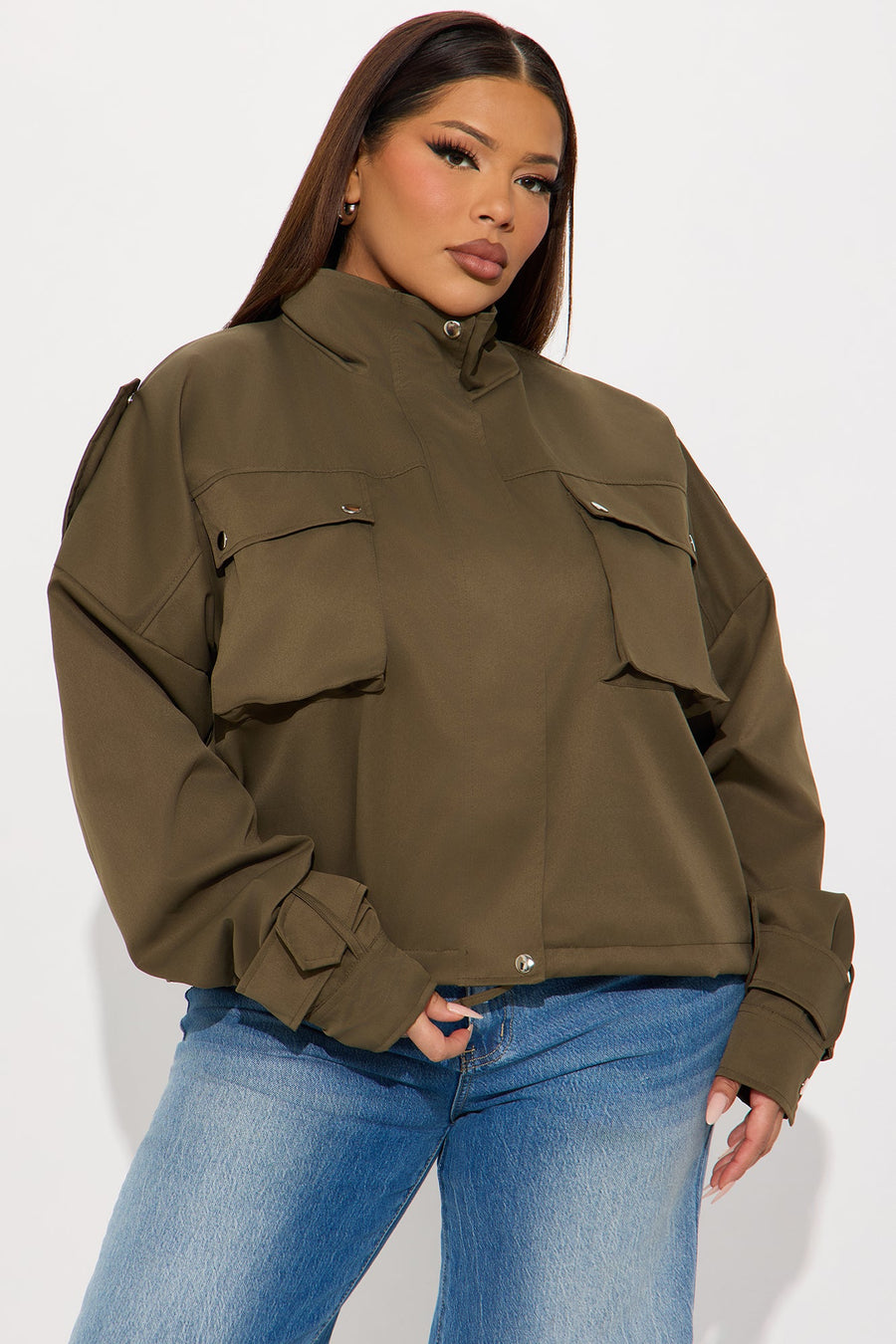 Kimberly Utility Jacket - Olive