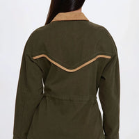 Hard Work Twill Anorak - Olive