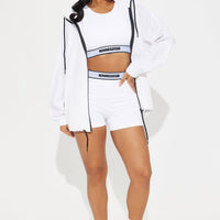 Playing Doubles Active Jacket - White