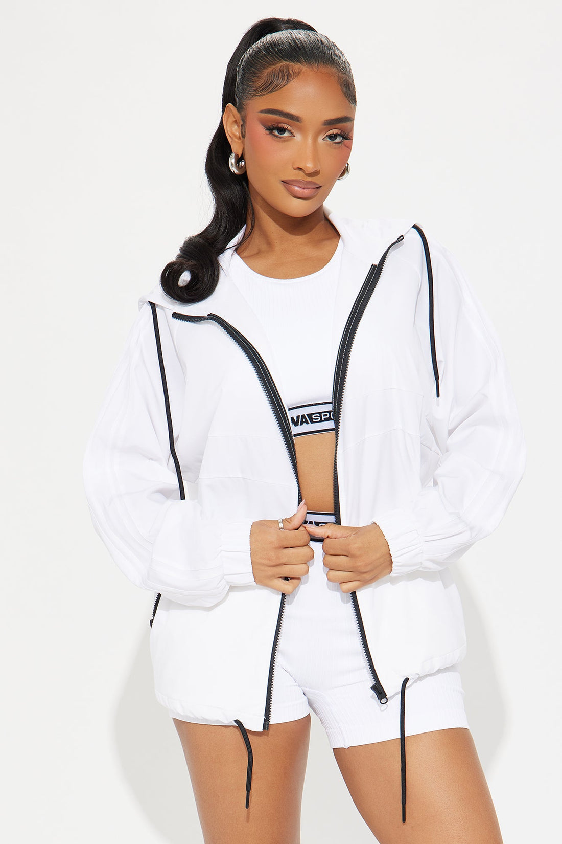 Playing Doubles Active Jacket - White