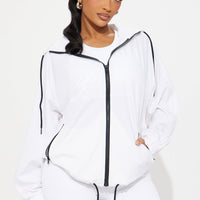 Playing Doubles Active Jacket - White