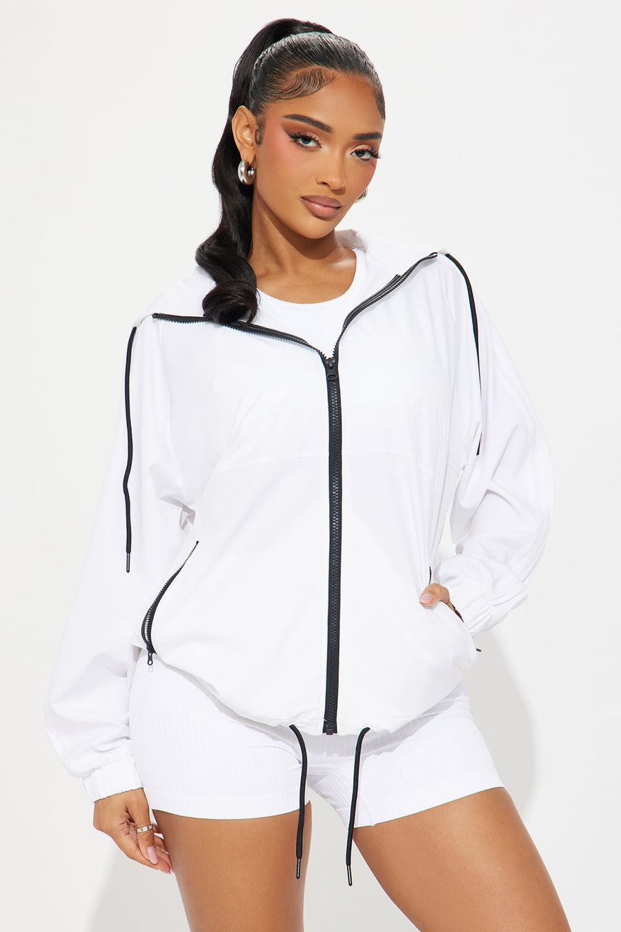 Playing Doubles Active Jacket - White