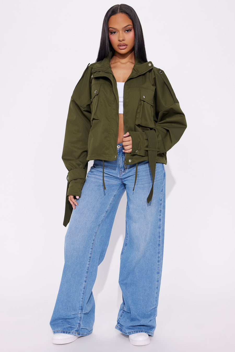 Kimberly Utility Jacket - Olive