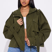 Kimberly Utility Jacket - Olive