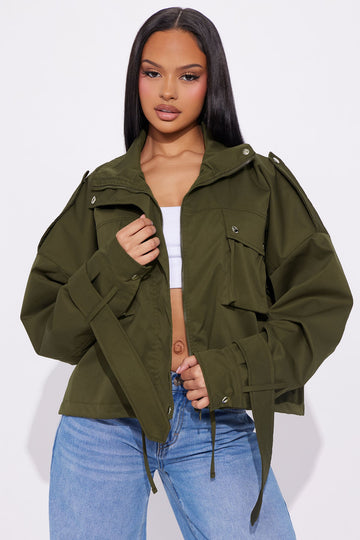 Kimberly Utility Jacket - Olive