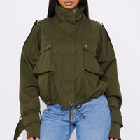 Kimberly Utility Jacket - Olive
