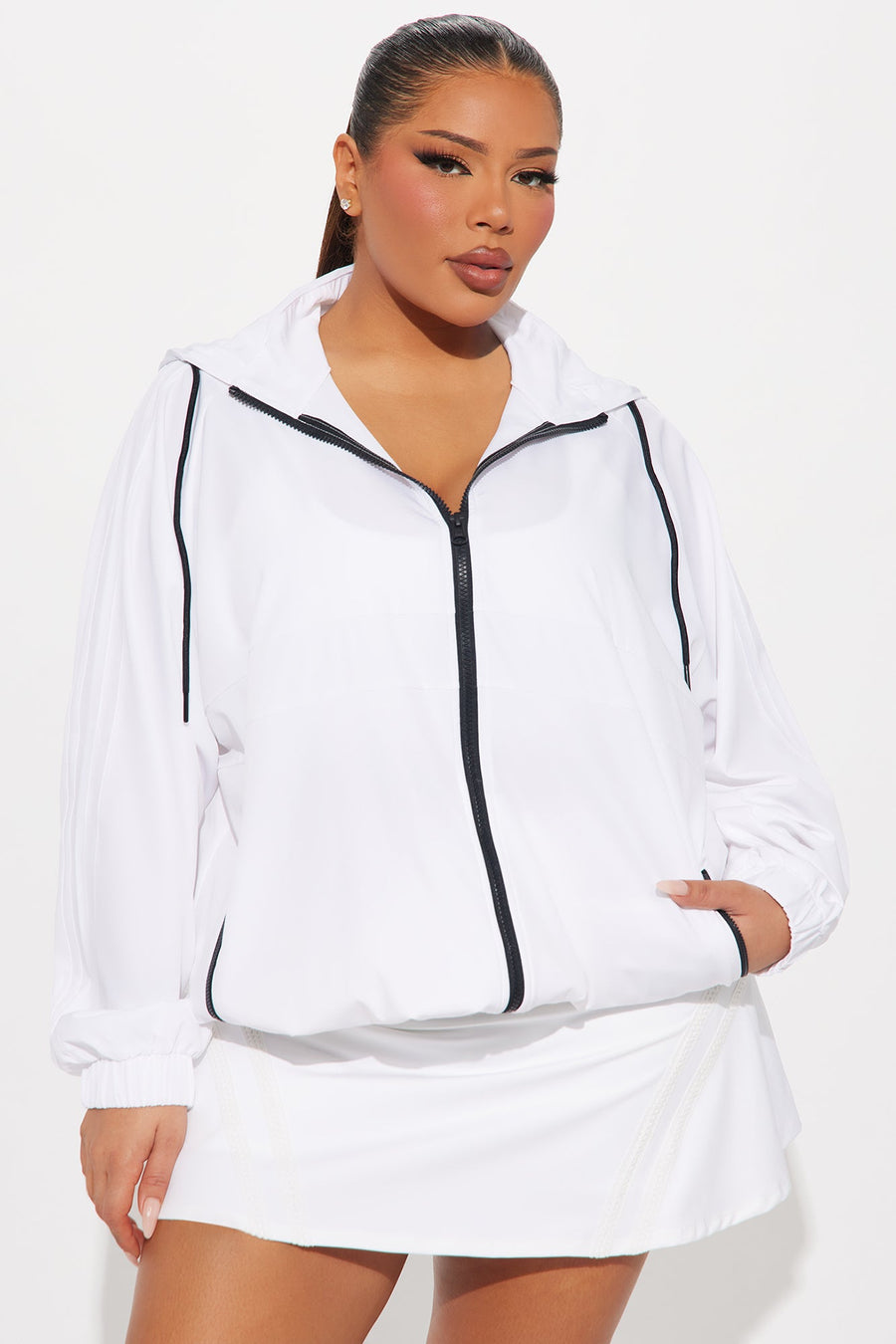 Playing Doubles Active Jacket - White