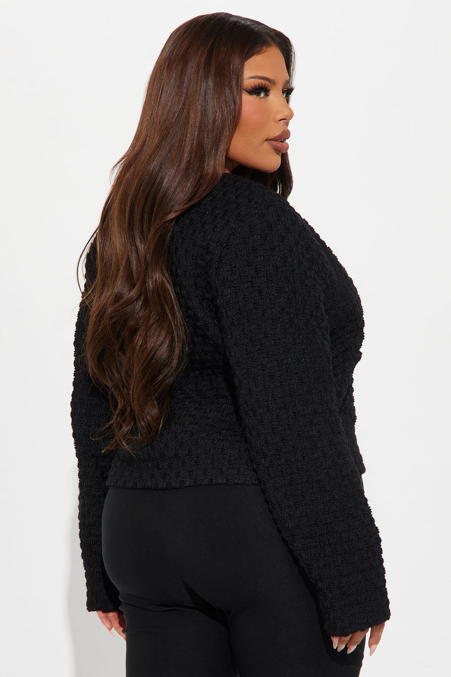 Beverly Hills Tweed Jacket - Black