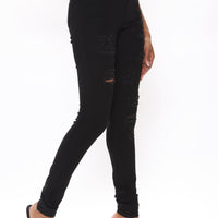 Tall Tris Skinny Jeans - Black