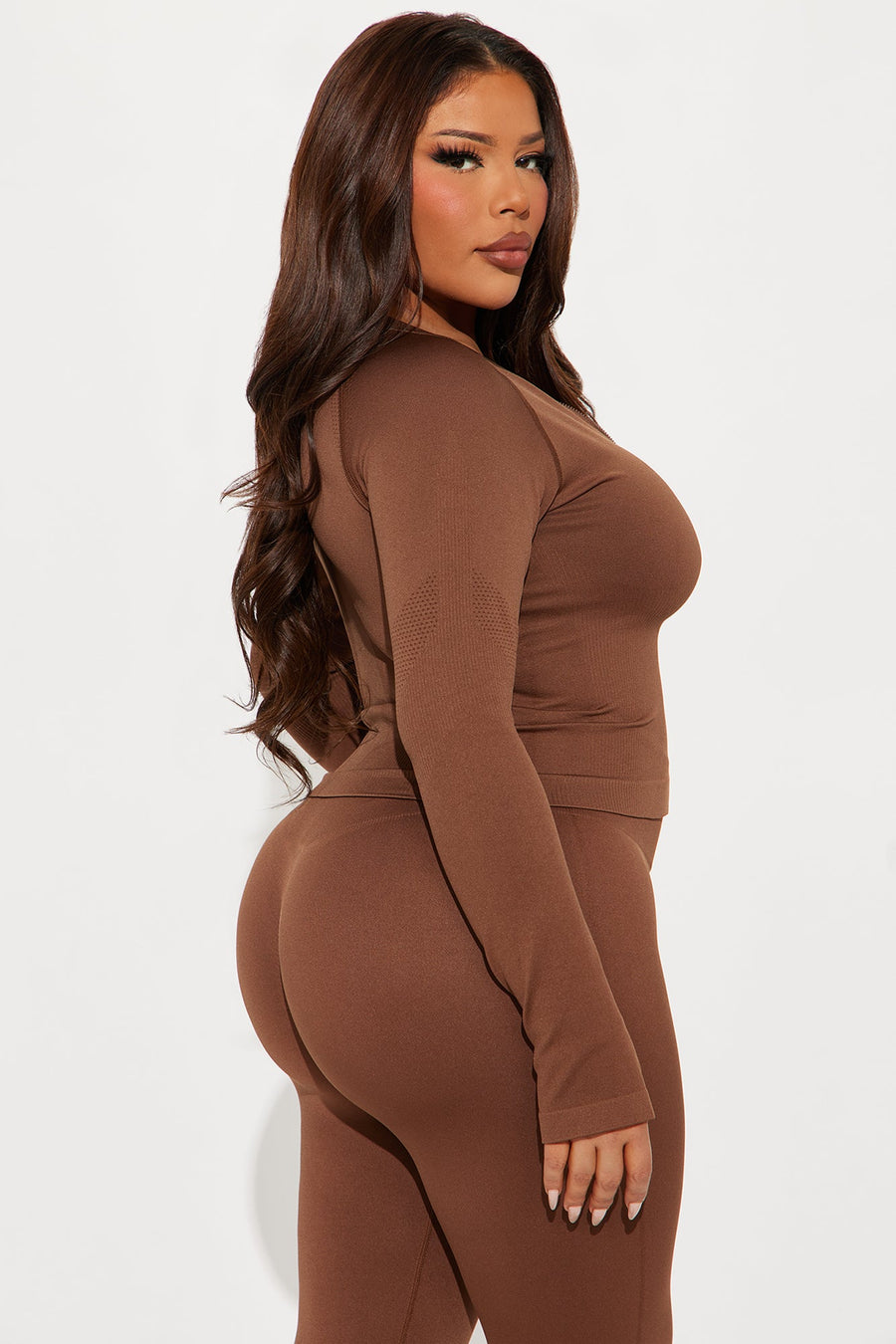 Smooth Sculpt Seamless Active Jacket - Mocha