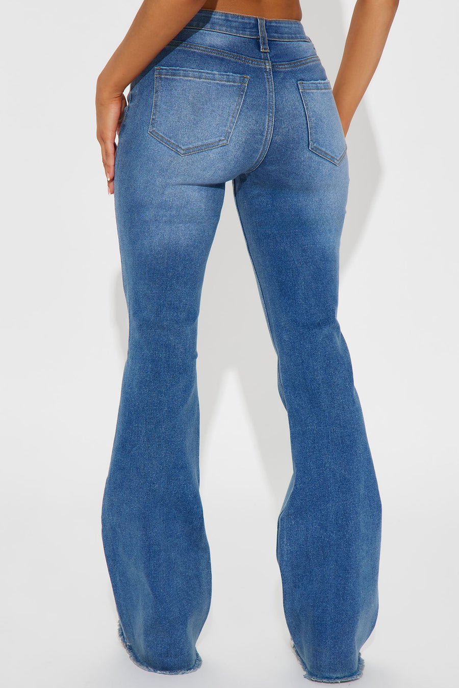 Seven Heavens Stretch Flare Jeans - Medium Wash