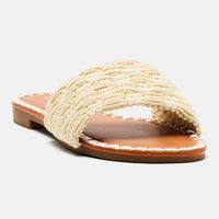 Aurelia Flat Sandals - Beige