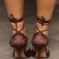 Always Remember Me Mesh Pumps - Brown